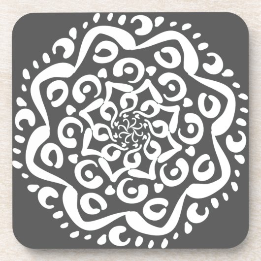 Manatee Mandala Untersetzer (Vorderseite)