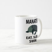 Manatee Marine Wildlife Kaffeetasse (VorderseiteRechts)