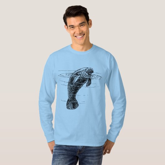 Manatee mens Shirt (Vorne ganz)