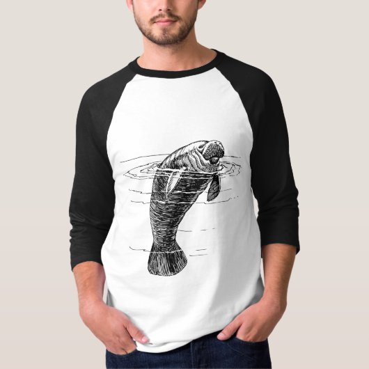 Manatee mens Shirt (Vorderseite)