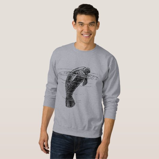Manatee mens Shirt (Vorne ganz)