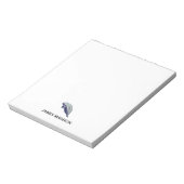 Manatee Monogram Nautical Notizblock (Rotiert)