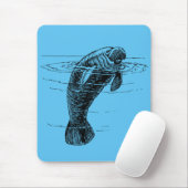 Manatee Mousepad (Mit Mouse)