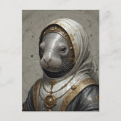 Manatee-Nonne Postkarte (Vorderseite)