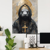 Manatee Nun Poster (Heimbüro)