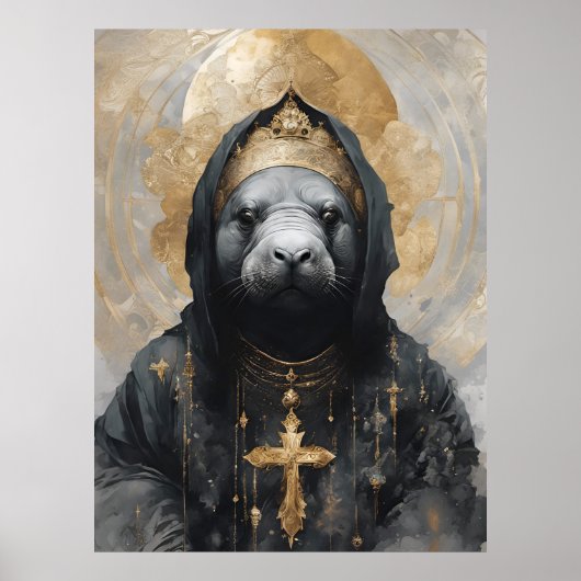 Manatee Nun Poster (Vorne)