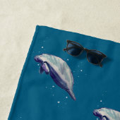 Manatee Painting Watercolor Strandtuch (Beispiel)