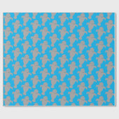 Manatee Pattern Animal Geschenkpapier (Flach)