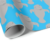 Manatee Pattern Animal Geschenkpapier (Rolleneckpunkt)