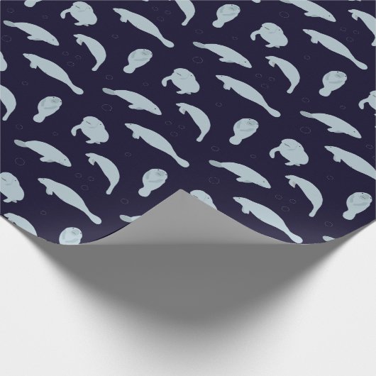 Manatee Pattern Geschenkpapier (Ecke)