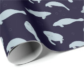 Manatee Pattern Geschenkpapier (Rolleneckpunkt)