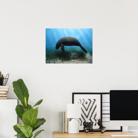 Manatee Poster (Heimbüro)