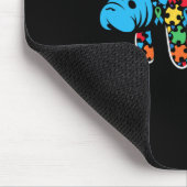 Manatee Puzzle Autismus Bewusstsein Autistische Fr Mousepad (Ecke)