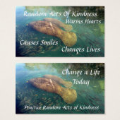 Manatee Random Acts of Kindness Card (Vorne & Hinten)