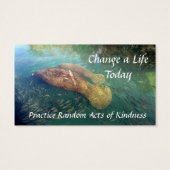 Manatee Random Acts of Kindness Card (Rückseite)