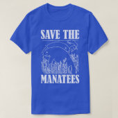 Manatee Rettete die Manatee w T-Shirt (Design vorne)