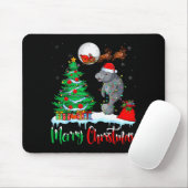 Manatee Santa Hat Xmas Tree Merry Christmas Manate Mousepad (Mit Mouse)