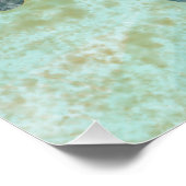 Manatee Sea Cow Art Print Poster (Ecke)