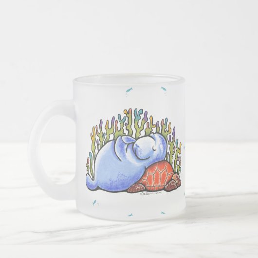 Manatee Sea Turtle Fish Under Sea Mattglastasse (Links)