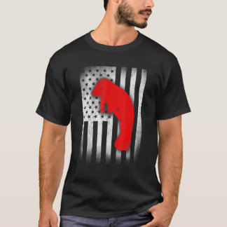 Manatee Shirt US-Flagge