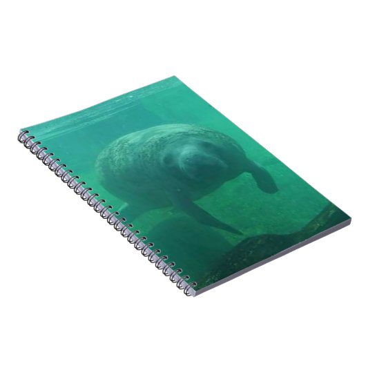 Manatee Spiral Foto Notebook Notizblock (Rechte Seite)