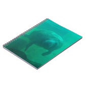 Manatee Spiral Foto Notebook Notizblock (Linke Seite)