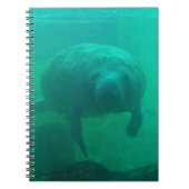 Manatee Spiral Foto Notebook Notizblock (Vorderseite)