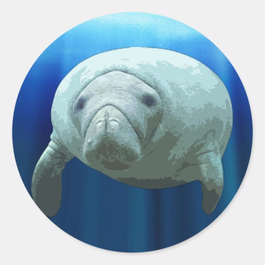 Manatee Sticker (Vorderseite)