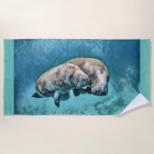 Manatee Strandtuch (Vorderseite)