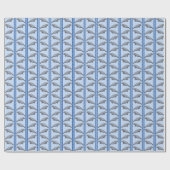 Manatee Stripe Wrapping Paper Geschenkpapier (Flach)