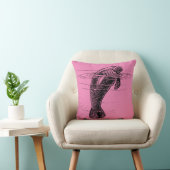 Manatee Throw Pillow Kissen (Stuhl )