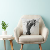 Manatee Throw Pillow Kissen (Stuhl )