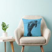 Manatee Throw Pillow Kissen (Stuhl )