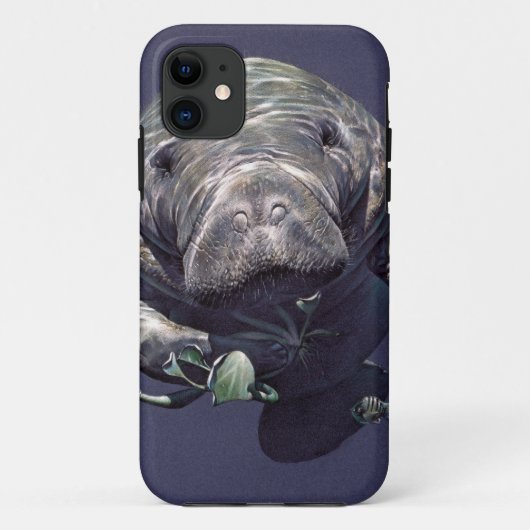 Manatee Underwater World Case-Mate iPhone Hülle (Rückseite)