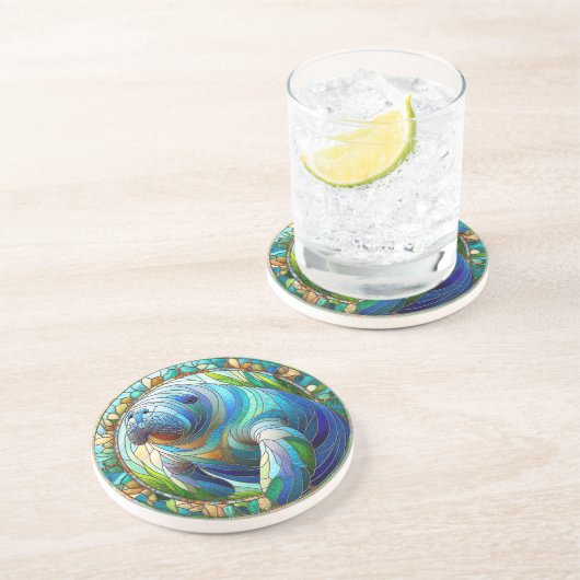 Manatee Untersetzer (Seite)