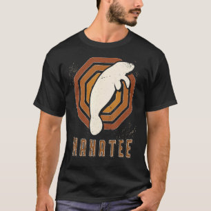 Manatee Vintage Retro Klassische Tierliebe T-Shirt