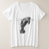 Manatee women Shirt (Design vorne)
