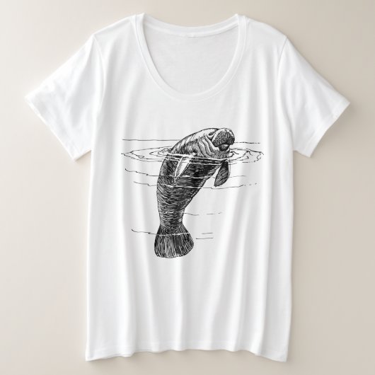 Manatee women Shirt (Design vorne)