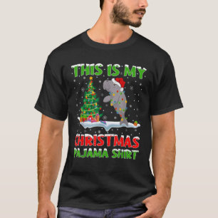 Manatee Xmas Tree Lights Das ist mein Weihnachts-P T-Shirt