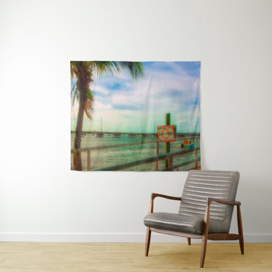 Manatee Zone Wandteppich (Beispiel (Horizontal))