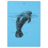 Manatee-Zwischenablage Klemmbrett (Rückseite)