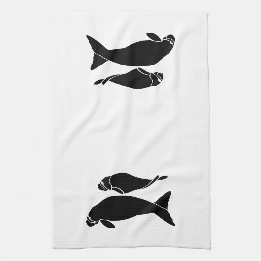 Manatees Handtuch (Vertikal)