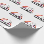 Manatees sind nur lesbische Meerjungfrauen Geschenkpapier (Ecke)