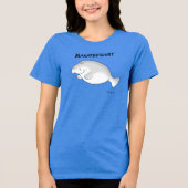 MANATEESHIRT von Sandra Boynton Tri-Blend Shirt (Vorderseite)