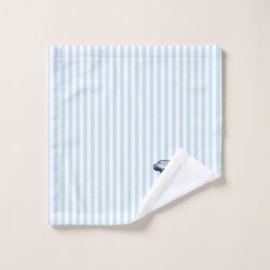 Manategemälde Aquarellfarben Blauer Badehandtuch S Badhandtuch Set (Waschlappen)