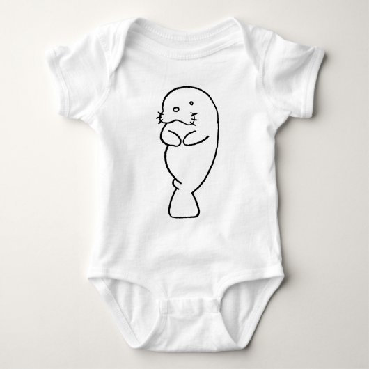 Manatis Baby Strampler (Vorderseite)