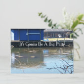 Manatis - es wird ein großes Party sein Einladung (Stehend Vorderseite)