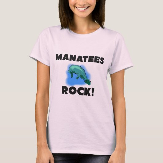 Manatis-Felsen T-Shirt (Vorderseite)