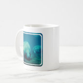 Manatis-Foto-Kaffee-Tasse Kaffeetasse (Vorderseite Links)