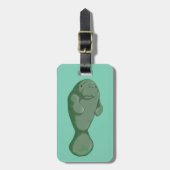 Manatis Gepäckanhänger (Vorderseite vertikal)